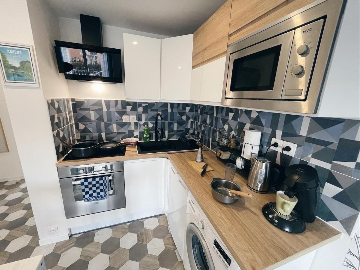New: Appartement Tout Confort + Parking Gratuit Amiens Eksteriør billede