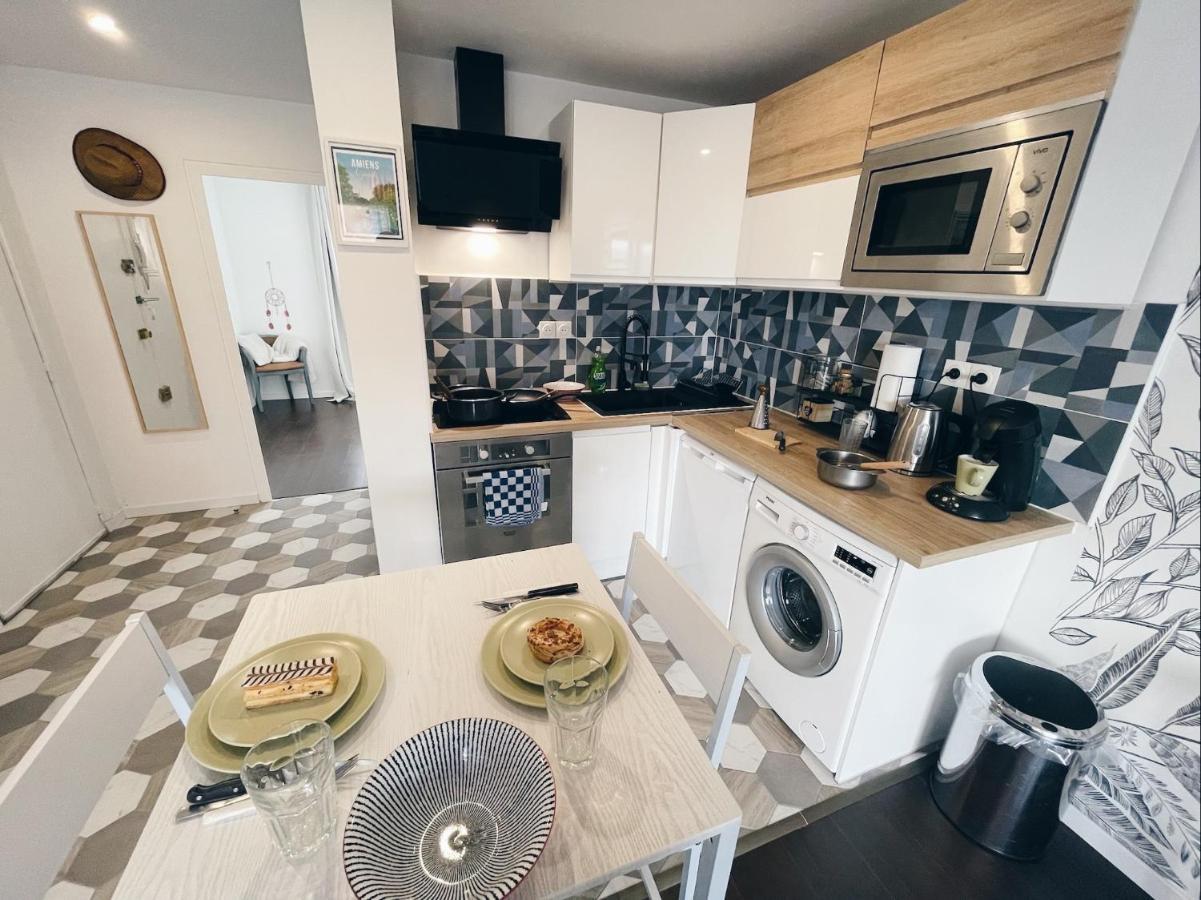 New: Appartement Tout Confort + Parking Gratuit Amiens Eksteriør billede